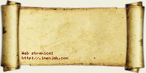 Anđela Vujatović vizit kartica